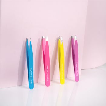 Brushworks Tweezer Set Neon set pensete - imagine 3